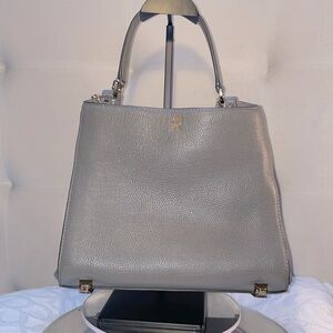 MCM Milla leather handbag Dark Silver